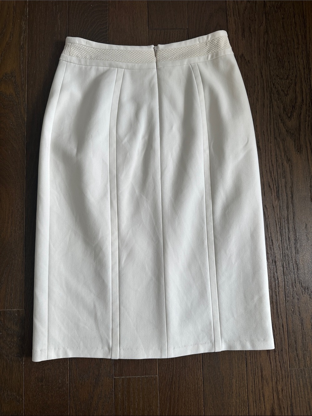 Boss Hugo Boss Crisp White Pencil Skirt - Classic Office Skirt - Picture 3 of 4